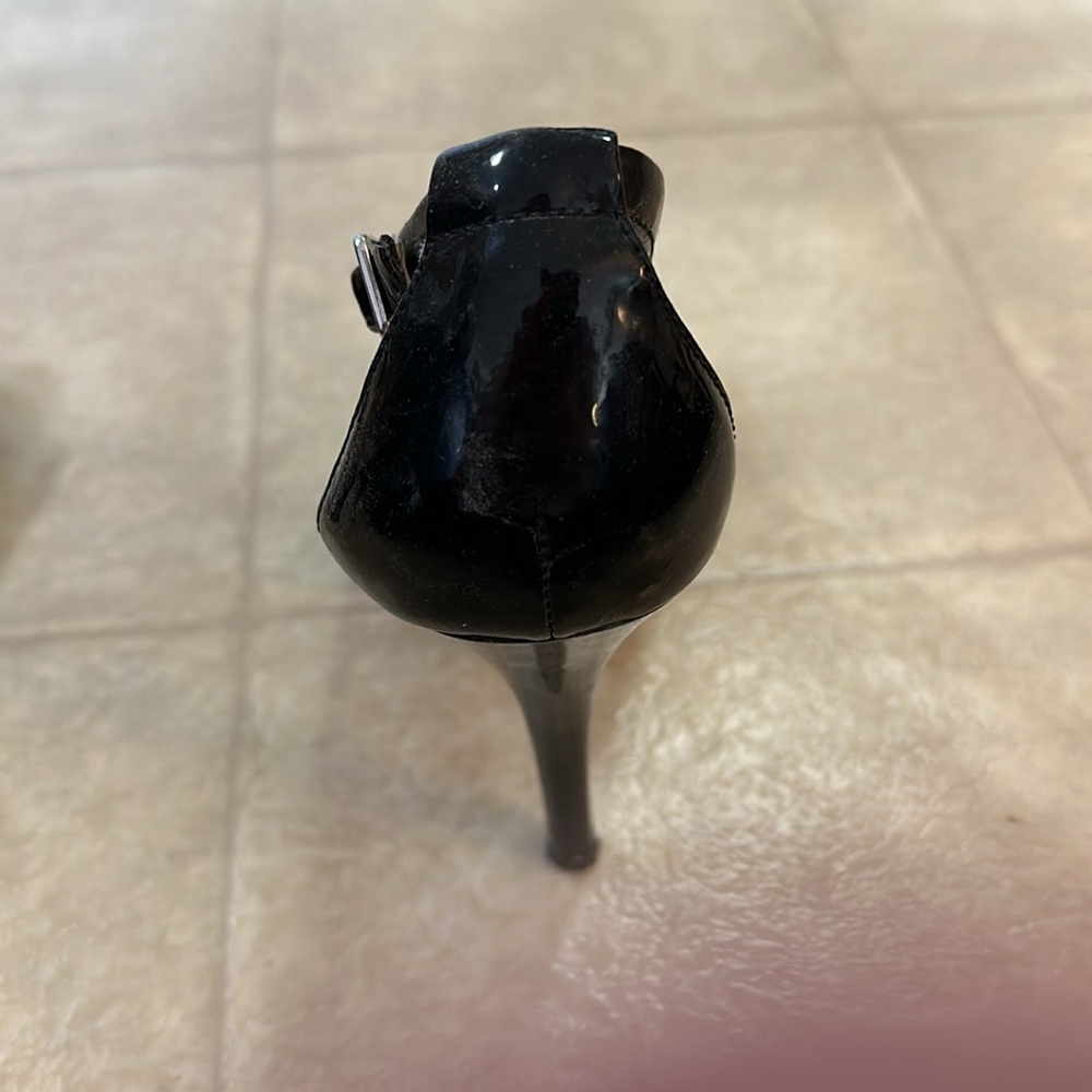 Guess Black Open Toe Platform Pumps - image 8